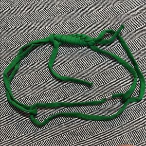 Bottega Venta Green Braided Tie